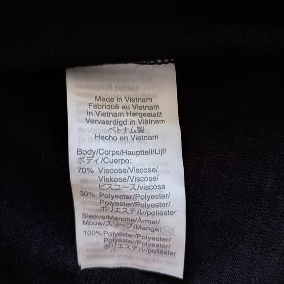 J Crew Plus Size Black Sheer Sleeves Whimsygoth Top Women’s Size 3X - Picture 4 of 16